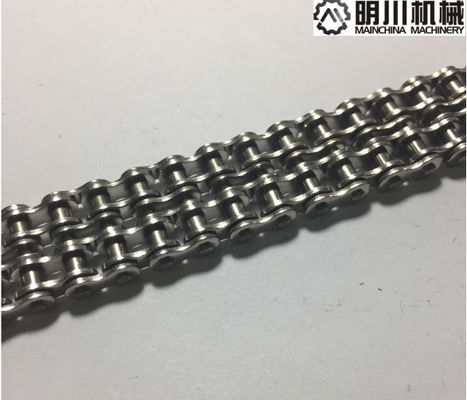 Chiny Srebrny łańcuch przenośnikowy ze stali 25H z podziałką 6,35 mm dostawca