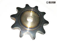 C45 Steel ANSI Standard Plate Wheel Sprockets 10A10T With Heat Treatment